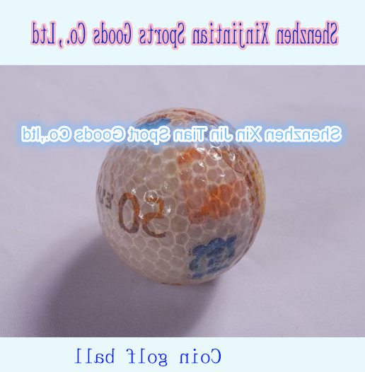 Golf Coin Transparent Ball