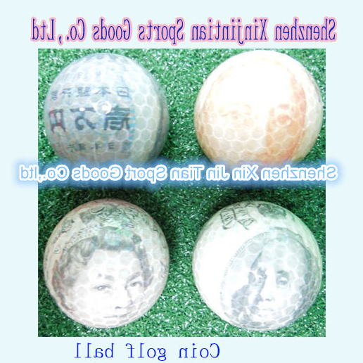 Golf Coin Transparent Ball