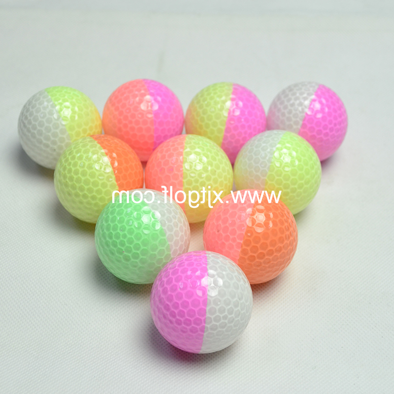 Two color golf ball