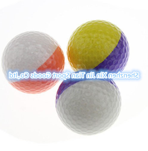 Two color golf ball