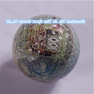 Golf Coin Transparent Ball