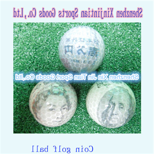 Golf Coin Transparent Ball