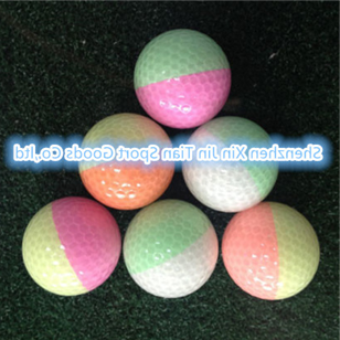 Two color golf ball