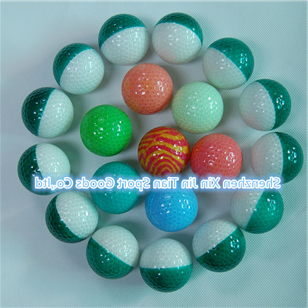 Two color golf ball