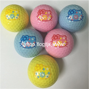 Multi color logo ball